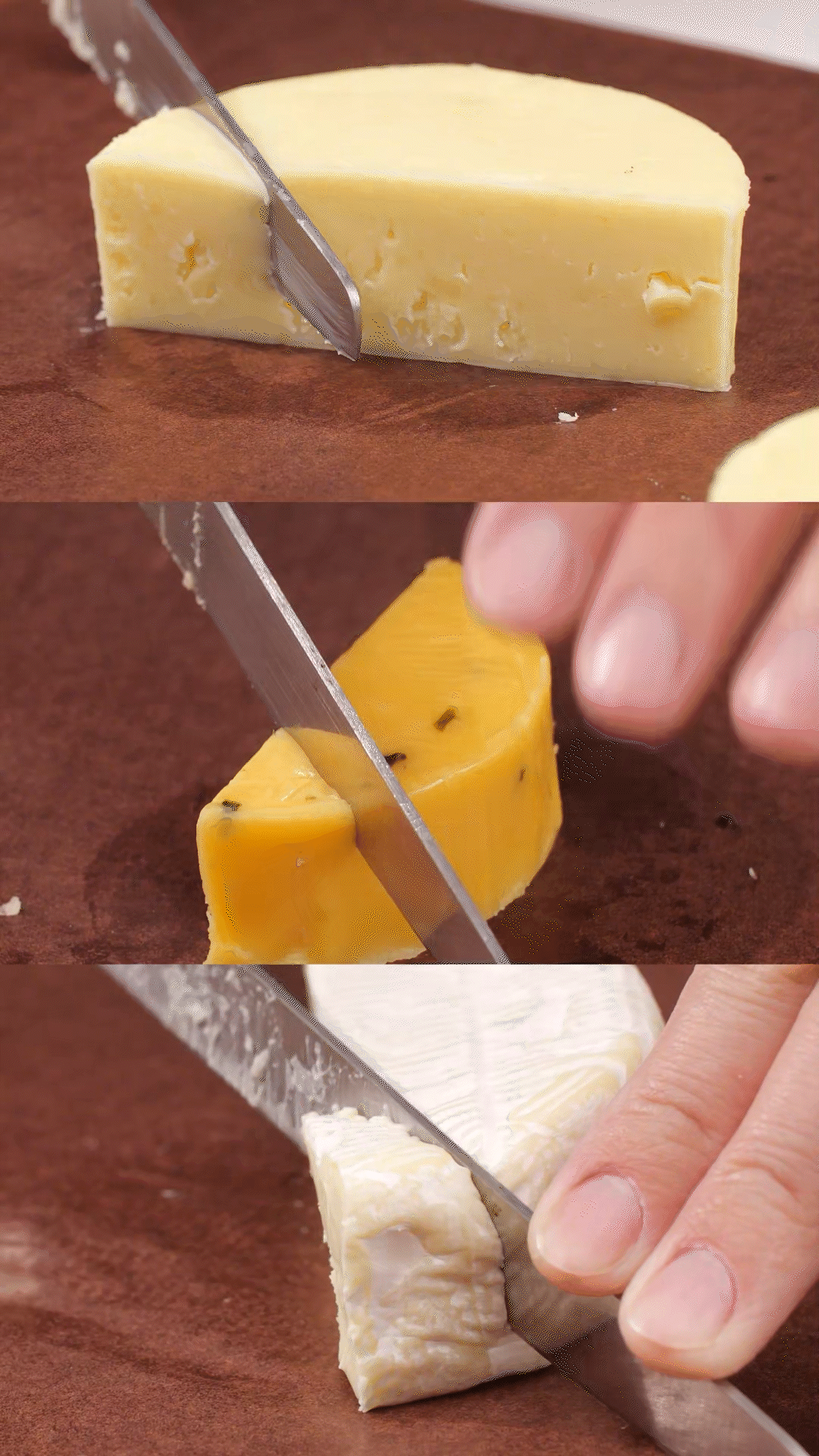 開(kāi)心果去殼去皮、奶酪切塊，